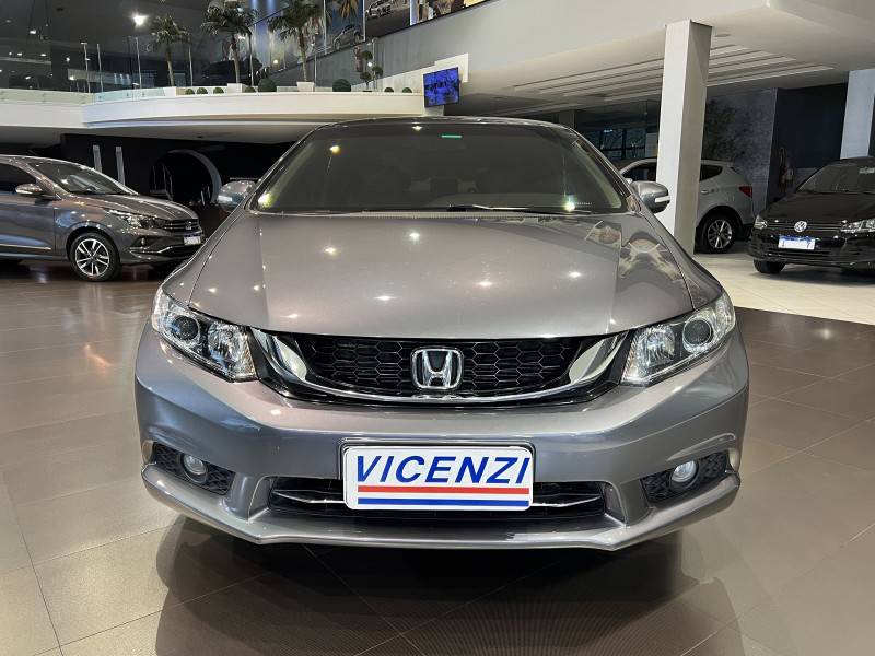 HONDA - CIVIC - 2015/2016 - Cinza - R$ 83.800,00